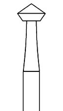 Double Bevel Milling Cutter, Fig. 414, 90°, ø 4.0 mm - 6 pieces