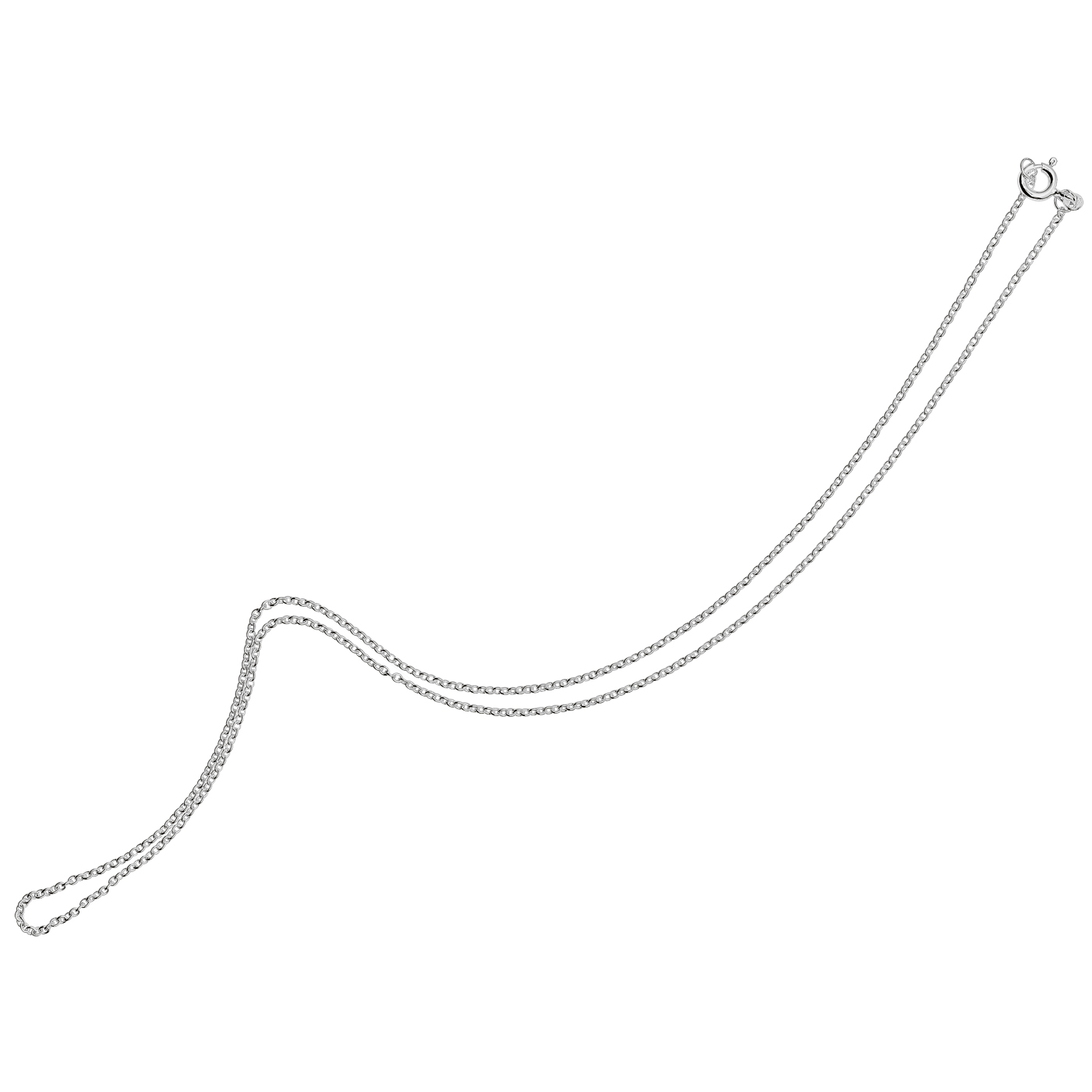 Ankerkette, 925 Ag, 1,10 mm, 40 cm - 1 Stück