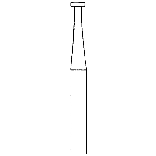 Flat Milling Cutter, Fig. 3, ø 2.1 mm - 1 piece
