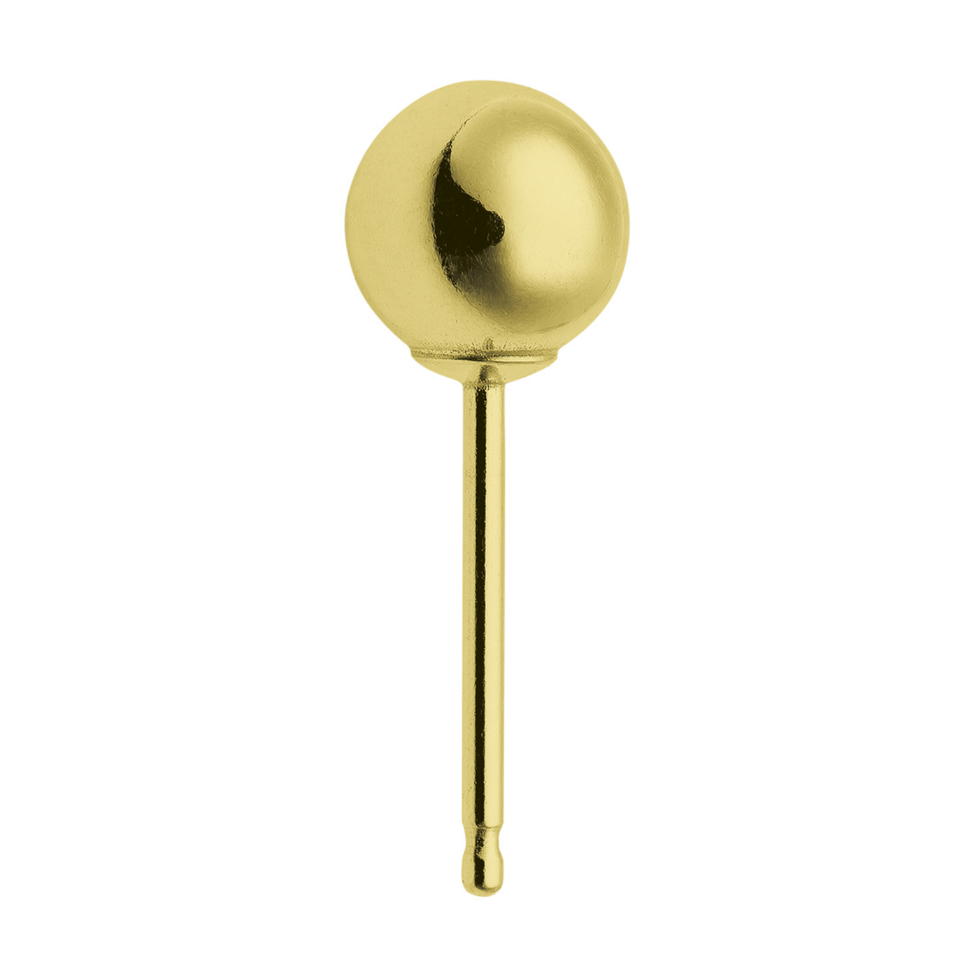 Ball Stud, Rolled Gold, ø 5 mm - 1 piece