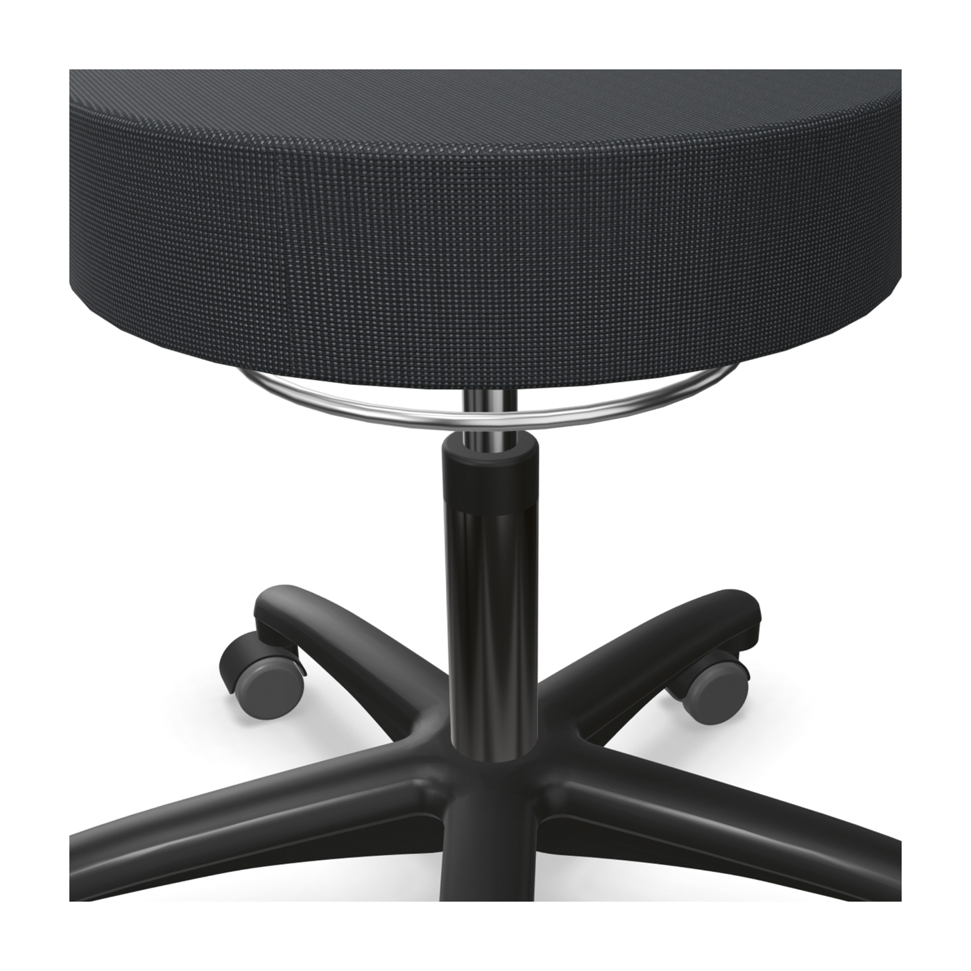 Tec basic Drehhocker, King Plus Schwarz - 1 Stück Tec basic Drehhocker, King Plus Schwarz - 1 Stück