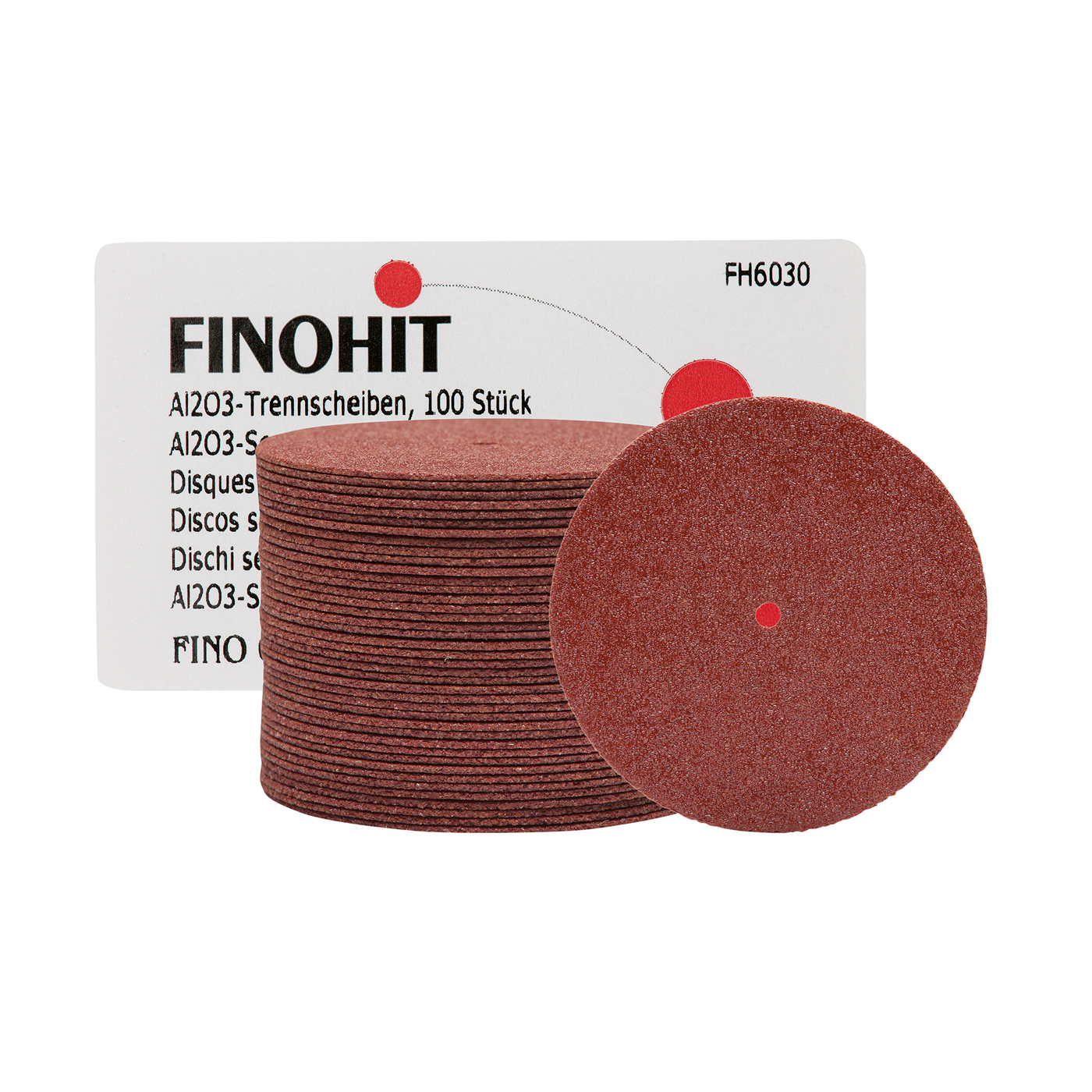 FINOHIT Separating Discs, Aluminium Oxide, ø 38.0 x 0.7 mm - 100 pieces