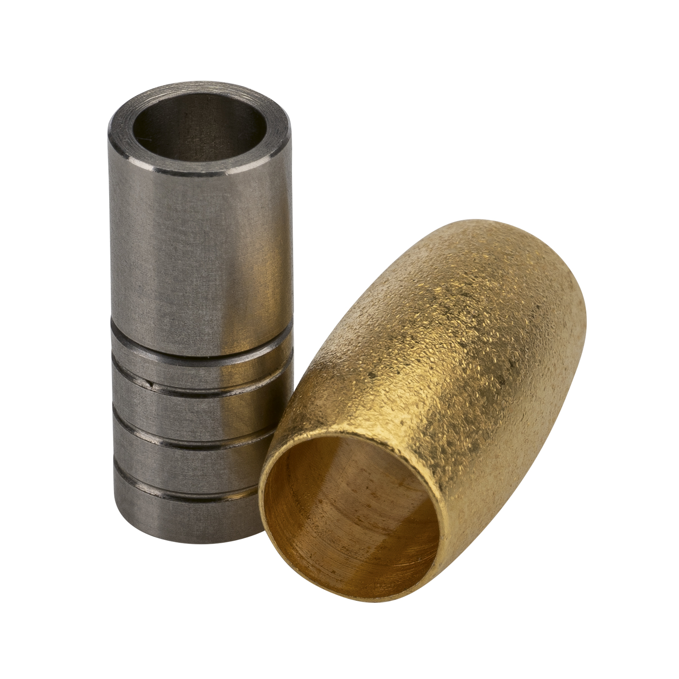 Magnetschließe, ES vergoldet, Olive, Innen-ø 4,3 mm - 1 Stück