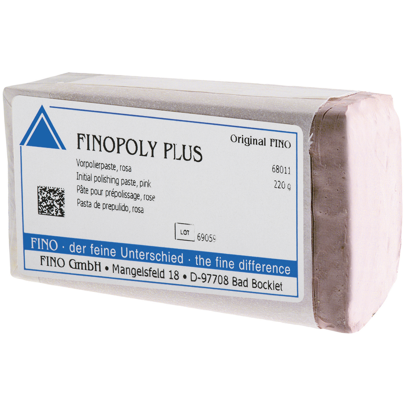 FINOPOLY PLUS Vorpolierpaste, rosa - 220 g