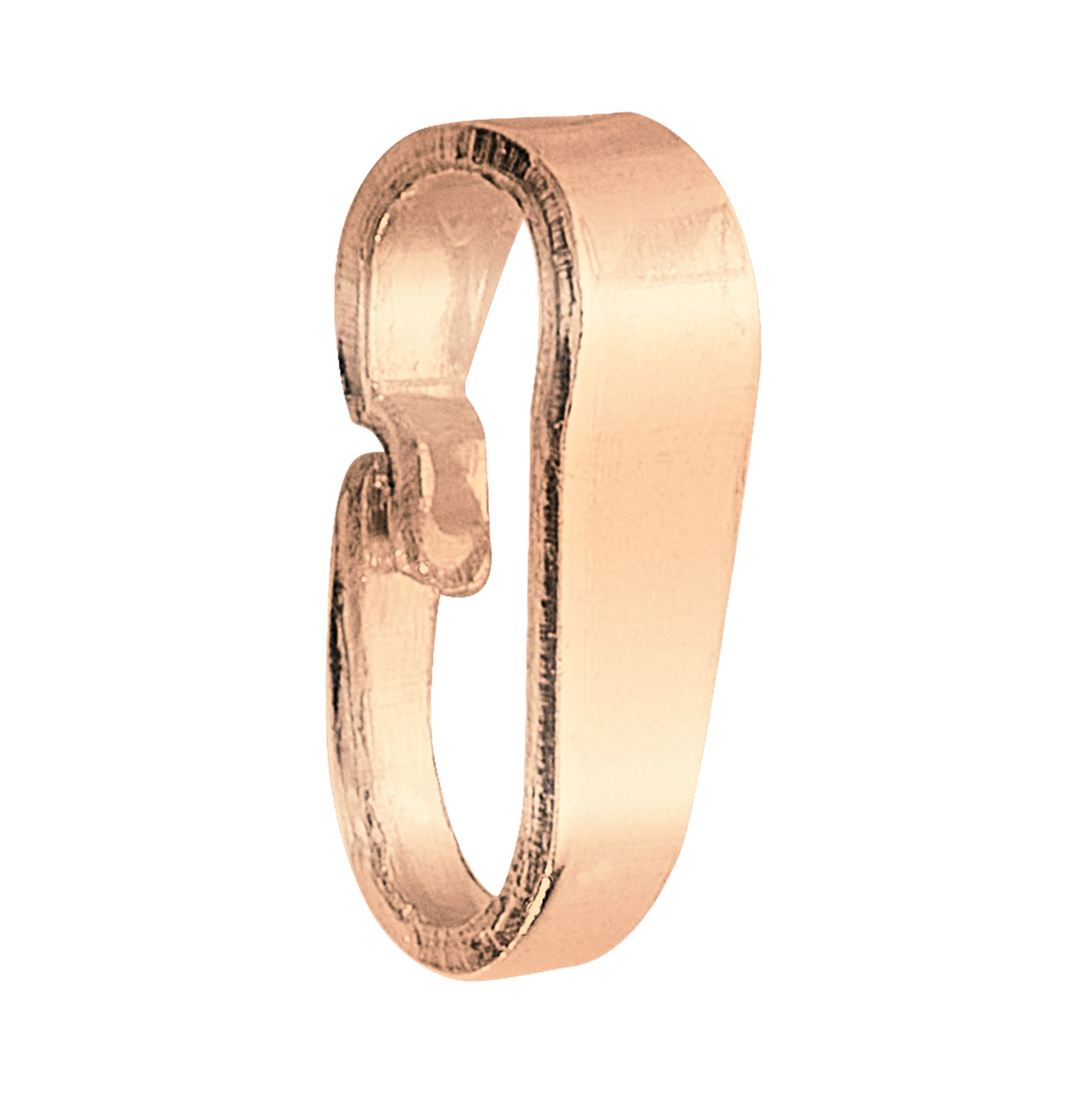 Anhängerschlaufe, 333 G, 2 x 6 mm, poliert - 1 Stück Anhängerschlaufe, 333 G, 2 x 6 mm, poliert - 1 Stück