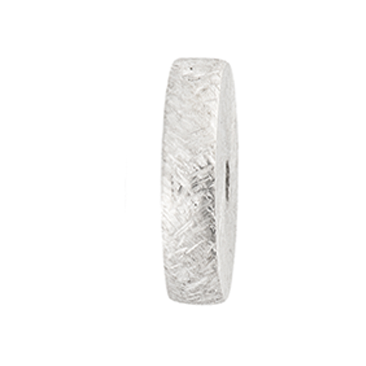 Intermediate Piece, Cylinder, 925Ag, ø 16 x 3 mm, Tarnished - 1 piece