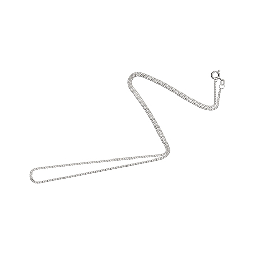Curb Chain, 925Ag, 1.20 mm, 50 cm - 1 piece