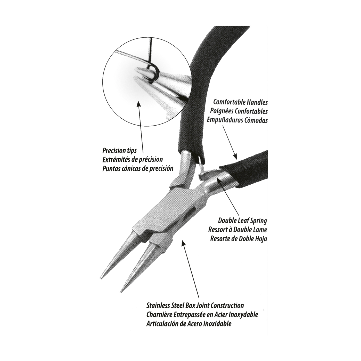 Beadalon Rundzange, 130 mm - 1 Stück Beadalon Rundzange, 130 mm - 1 Stück