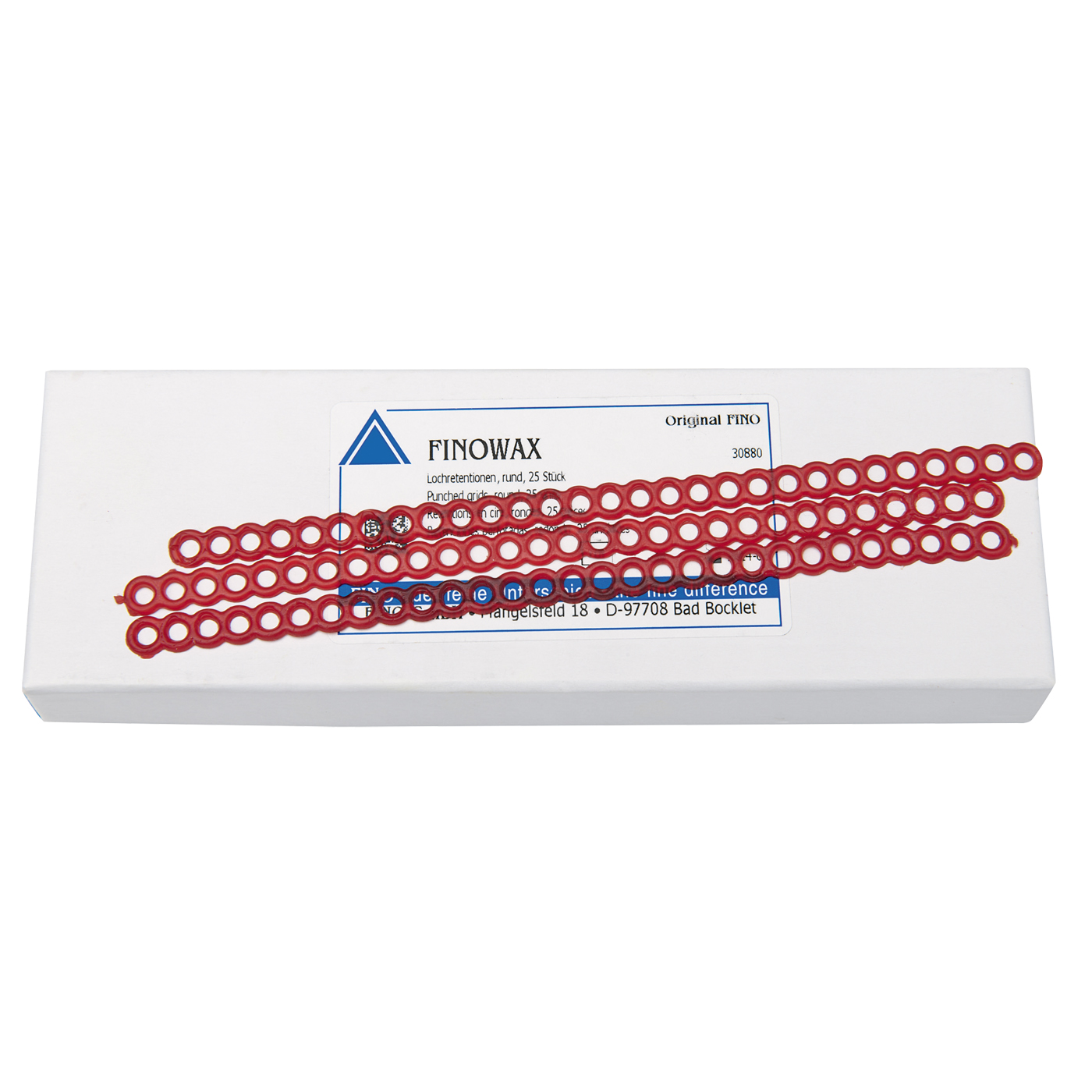 FINOWAX preformed wax patterns, punched wax grids, round - 25 pieces FINOWAX preformed wax patterns, punched wax grids, round - 25 pieces