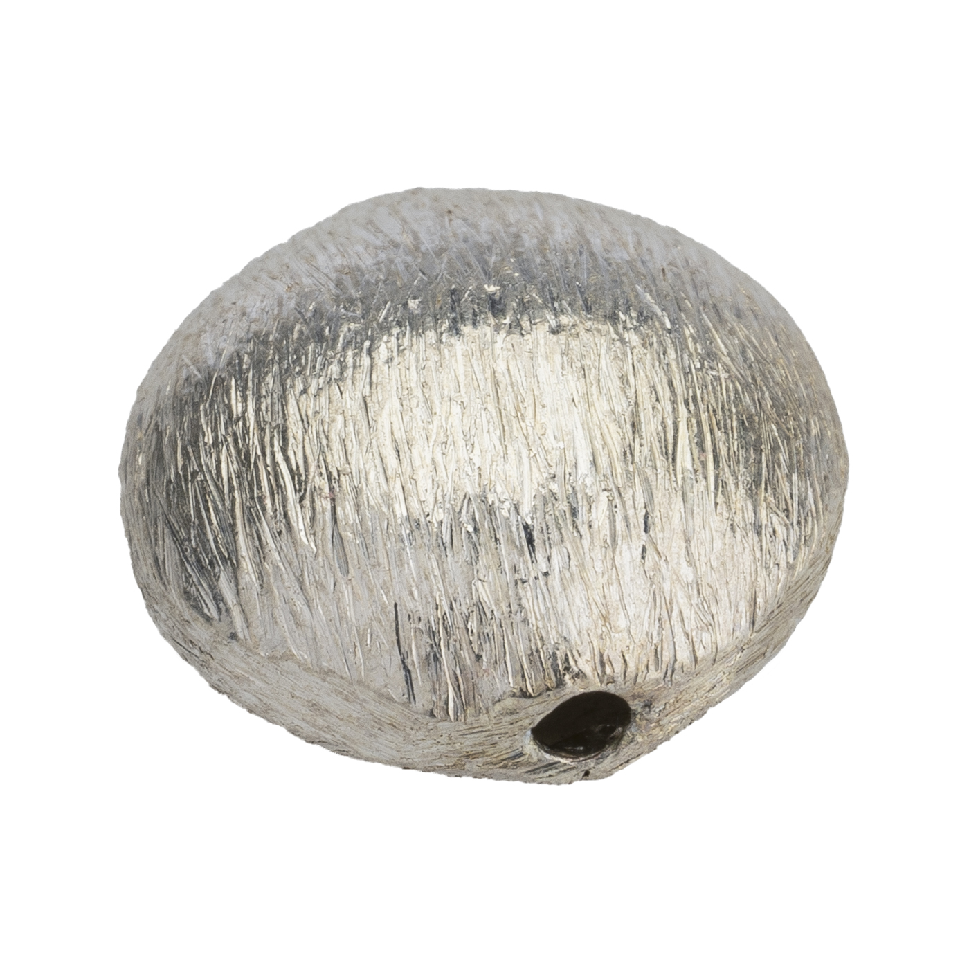 Intermediate Piece, Round, 925Ag, ø 12 x 7 mm, Tarnished - 1 piece