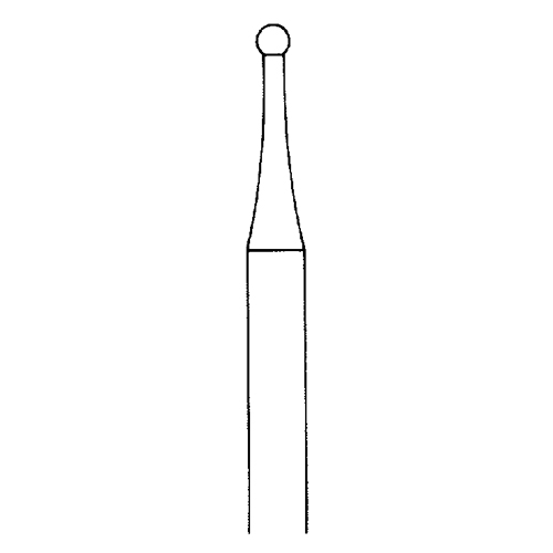 Kugelfräser, Fig. 1, ø 1,4 mm - 1 Stück