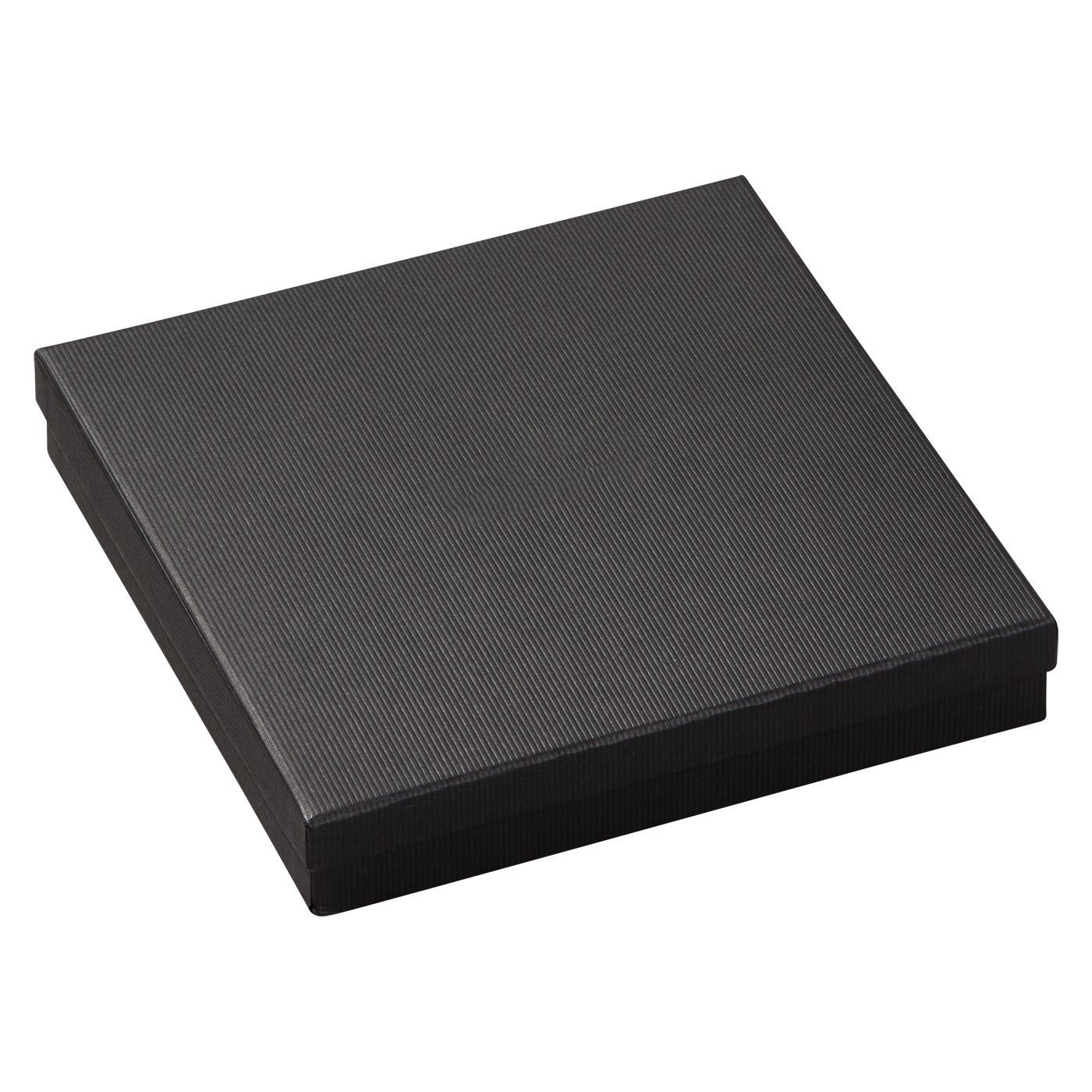 Schmucketui "Classics", schwarz, 165 x 165 x 27 mm - 1 Stück