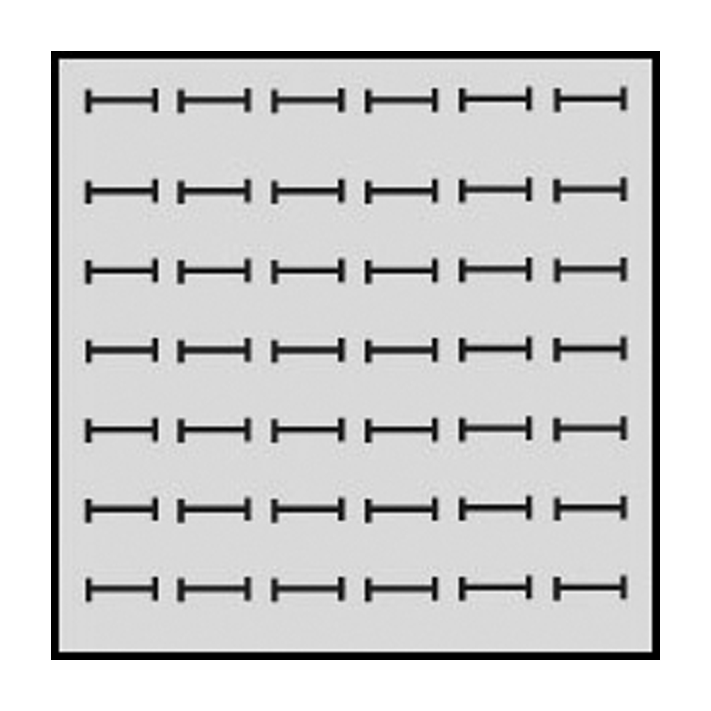 Tray System Inlay, Black, for 42 Rings, 224 x 224 mm - 1 piece