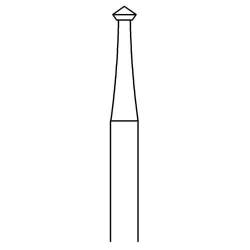 Double Bevel Milling Cutter, Fig. 414, 90°, ø 2.0 mm - 1 piece