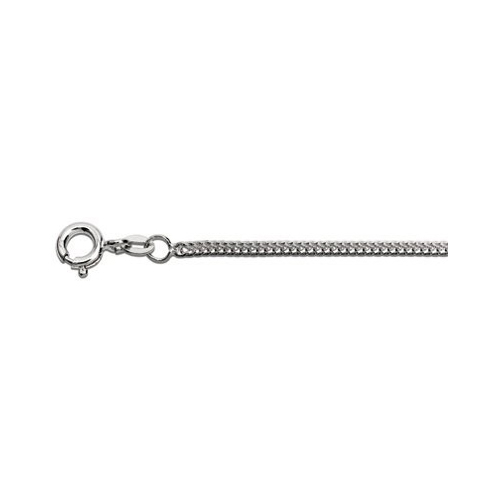 Foxtail Chain, 925Ag, 1.00 mm, 45 cm - 1 piece