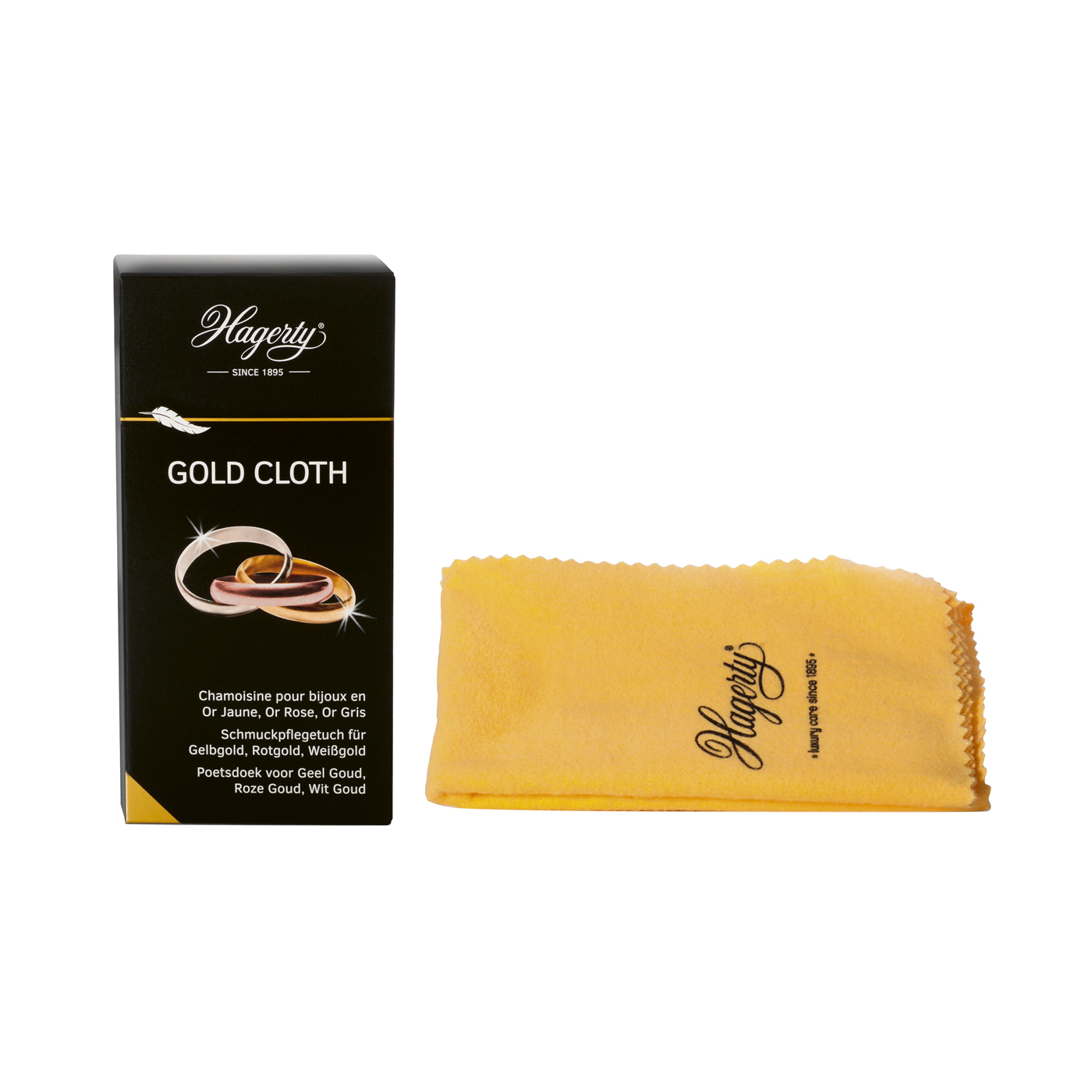 Hagerty Gold Jewellery Cleaning Cloth - 1 piece