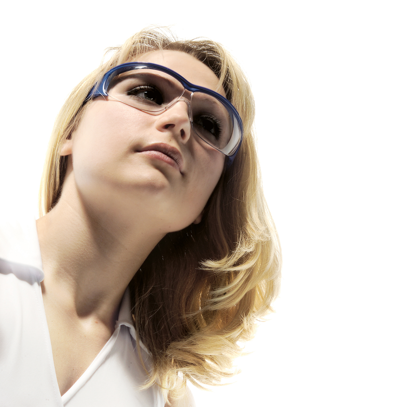 Sperian Millennia Schutzbrille, Scheibe klar, Fassung blau - 1 Stück Sperian Millennia Schutzbrille, Scheibe klar, Fassung blau - 1 Stück
