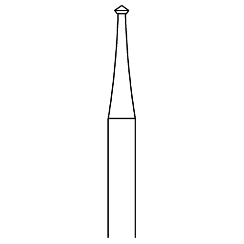 Doppelkegelfräser, Fig. 414, 90°, ø 1,2 mm - 1 Stück