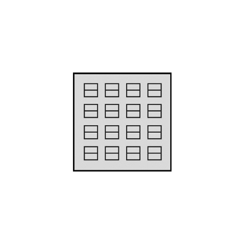 Tray System Inlay, White, for 16 Rings, 224 x 224 mm - 1 piece Tray System Inlay, White, for 16 Rings, 224 x 224 mm - 1 piece