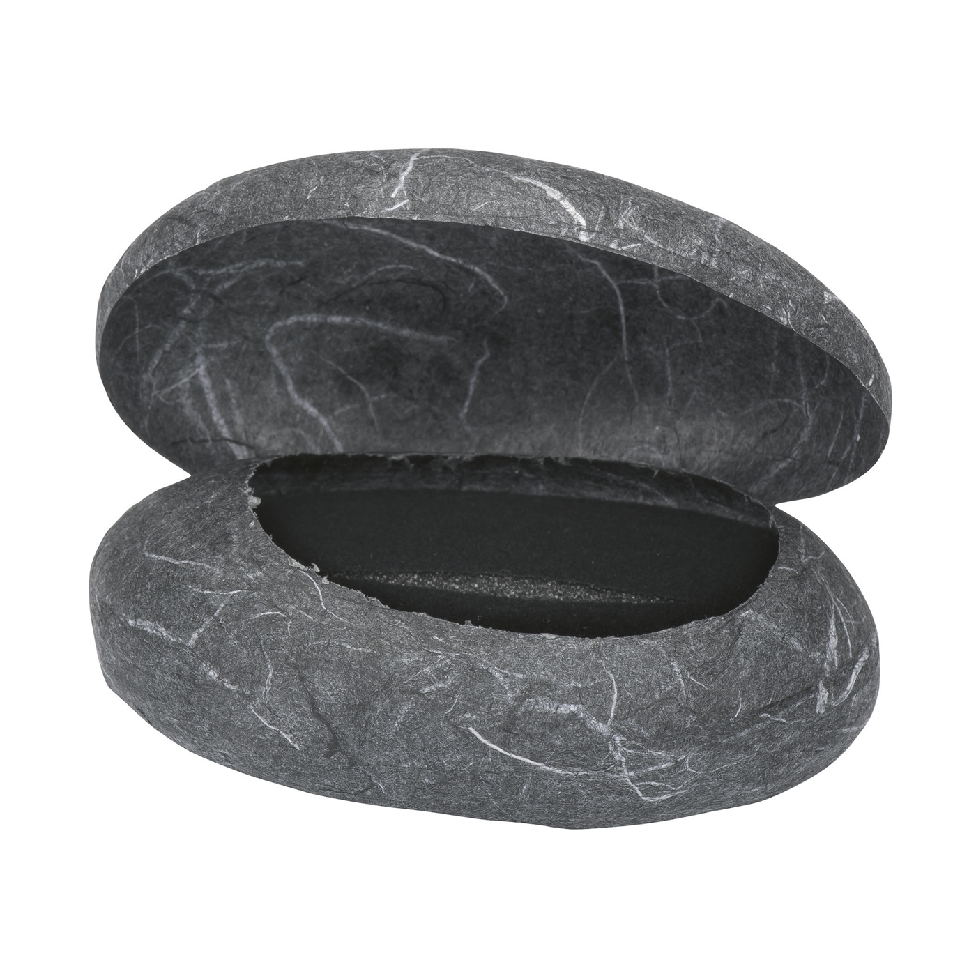 PICA-Design Schmucketui "Stein", anthrazit meliert, 90 x 60 x 35 mm - 1 Stück PICA-Design Schmucketui "Stein", anthrazit meliert, 90 x 60 x 35 mm - 1 Stück