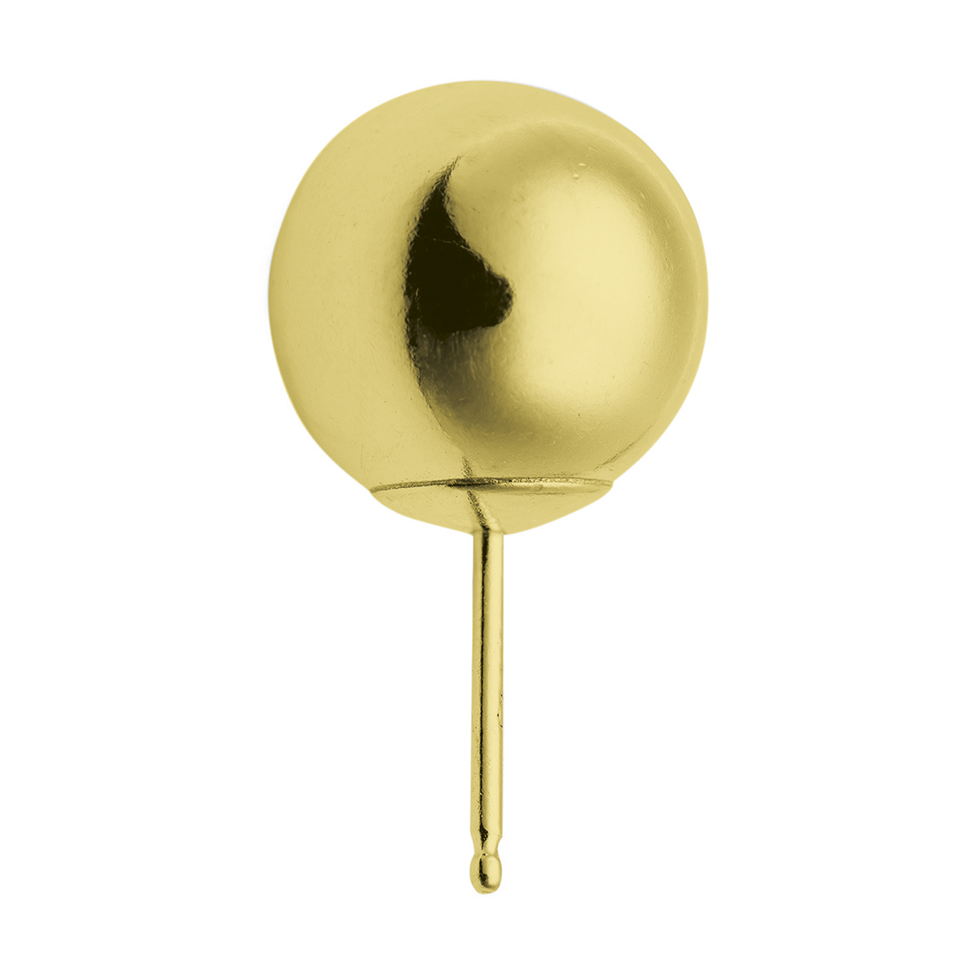 Ball Stud, Rolled Gold, ø 9,5 mm - 1 piece