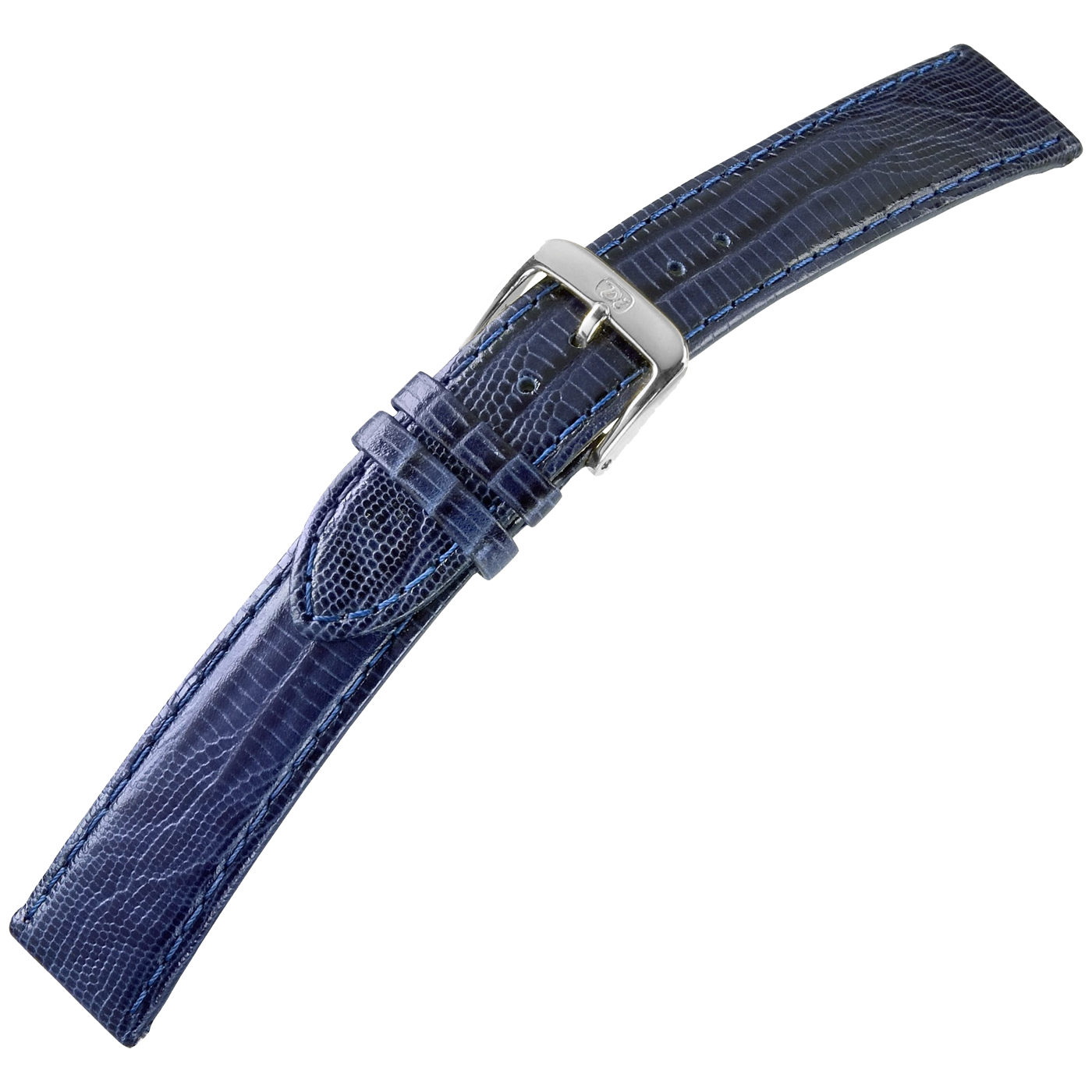 Di-Modell Uhrenarmband Topas, Herren, dunkelblau, 20 mm - 1 Stück