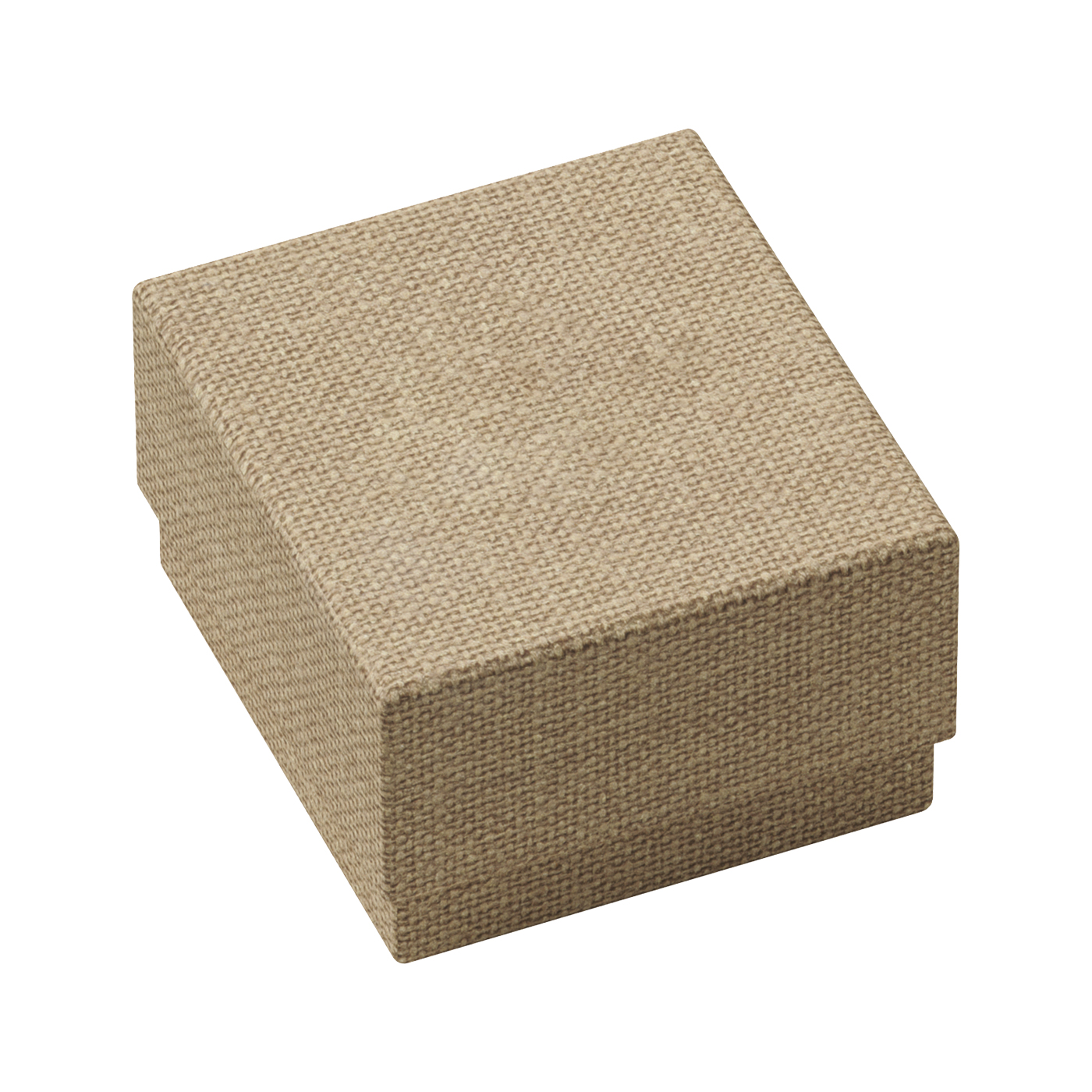 Schmucketui "Pattern", hellbraun, 50 x 55 x 32 mm - 1 Stück