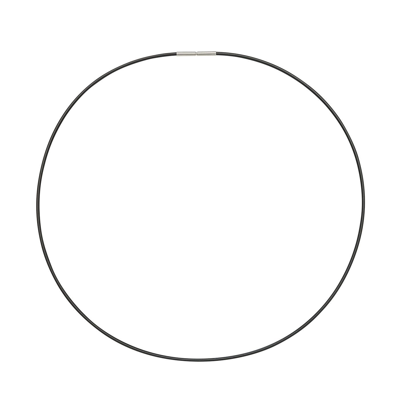 Silikonreif, schwarz, ø 1,6 mm, 42 cm, Bajonett, ES - 1 Stück