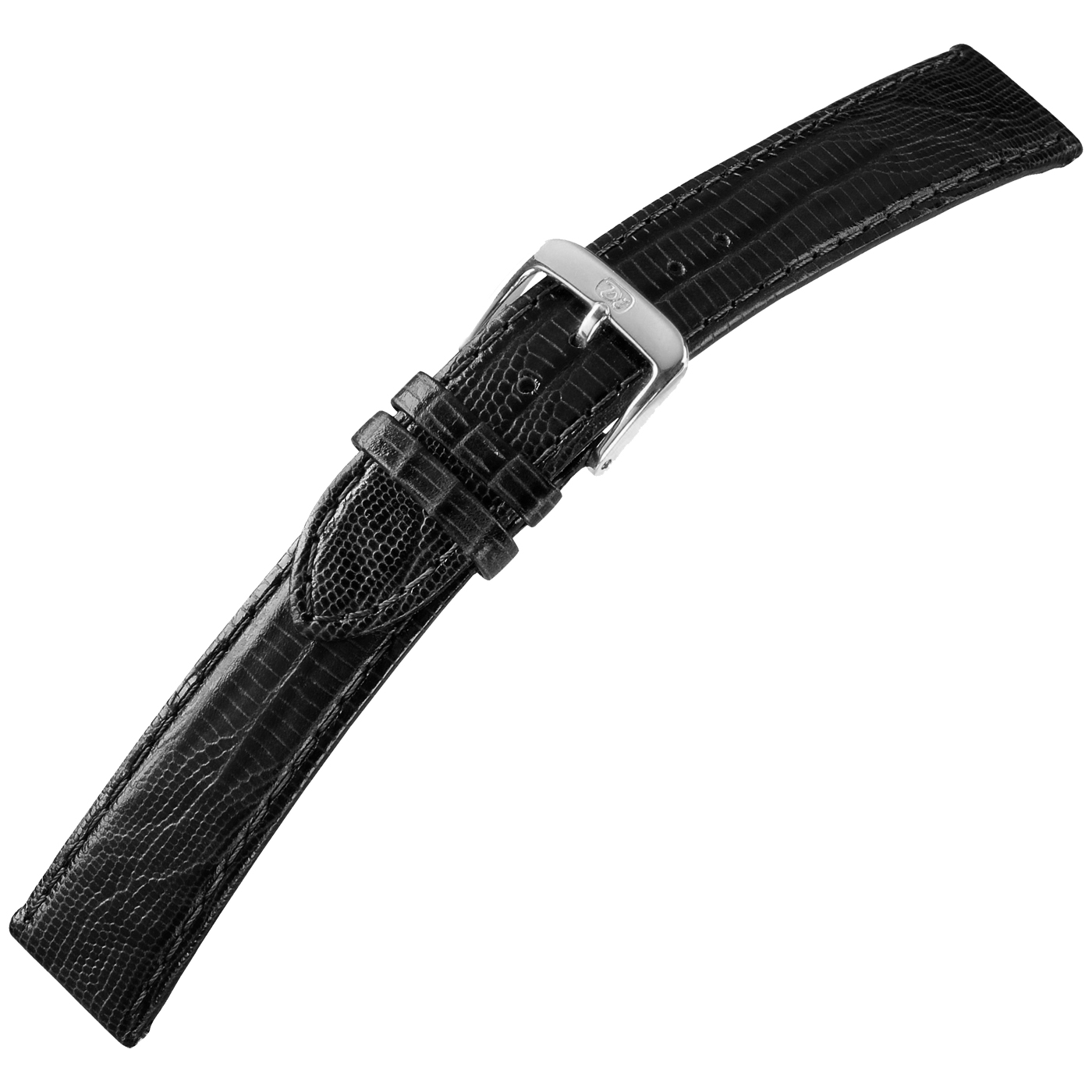 Di-Modell Uhrenarmband Topas, Herren, schwarz, 20 mm - 1 Stück