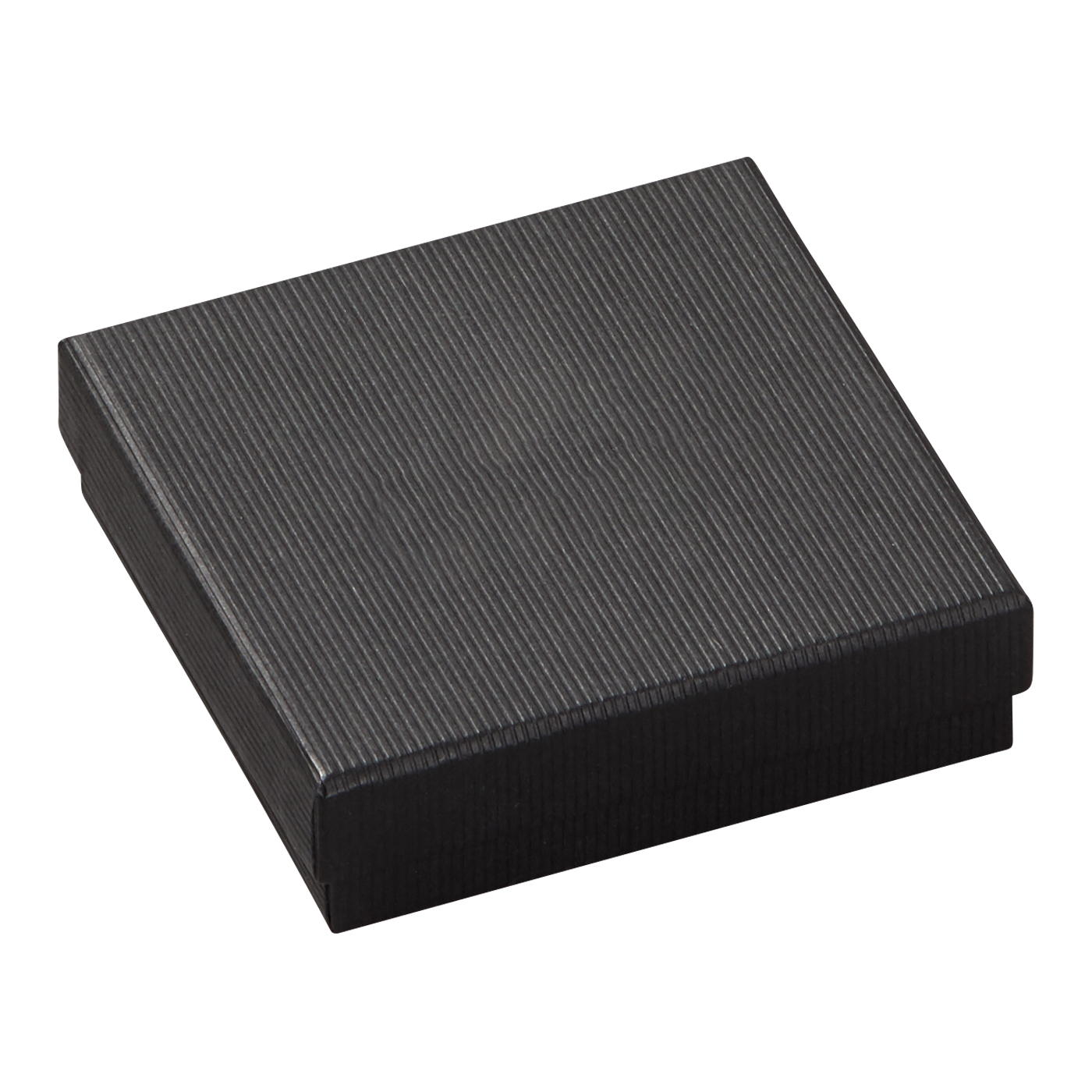 Schmucketui "Classics", schwarz, 78 x 78 x 22 mm - 1 Stück Schmucketui "Classics", schwarz, 78 x 78 x 22 mm - 1 Stück