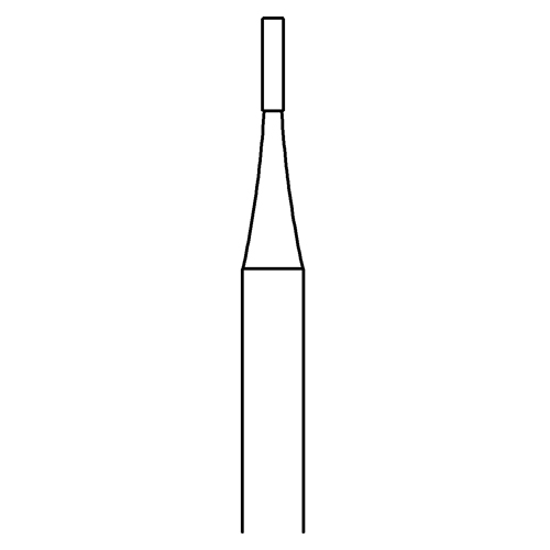 Zylinderfräser, Fig. 49, ø 0,8 mm - 1 Stück