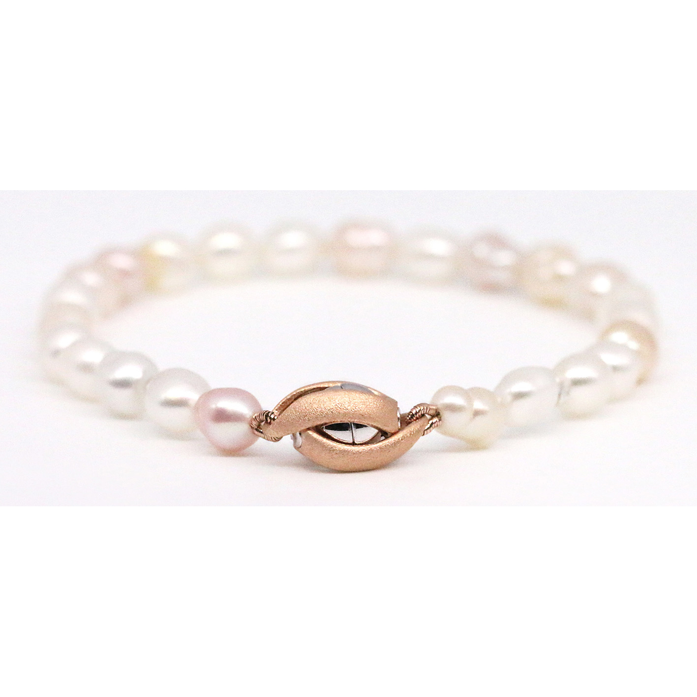 Langer Magnetschließen Magnetschließe "Infinity", 925 AG rosé verg., Kugel-ø 6 mm - 1 Stück Langer Magnetschließen Magnetschließe "Infinity", 925 AG rosé verg., Kugel-ø 6 mm - 1 Stück