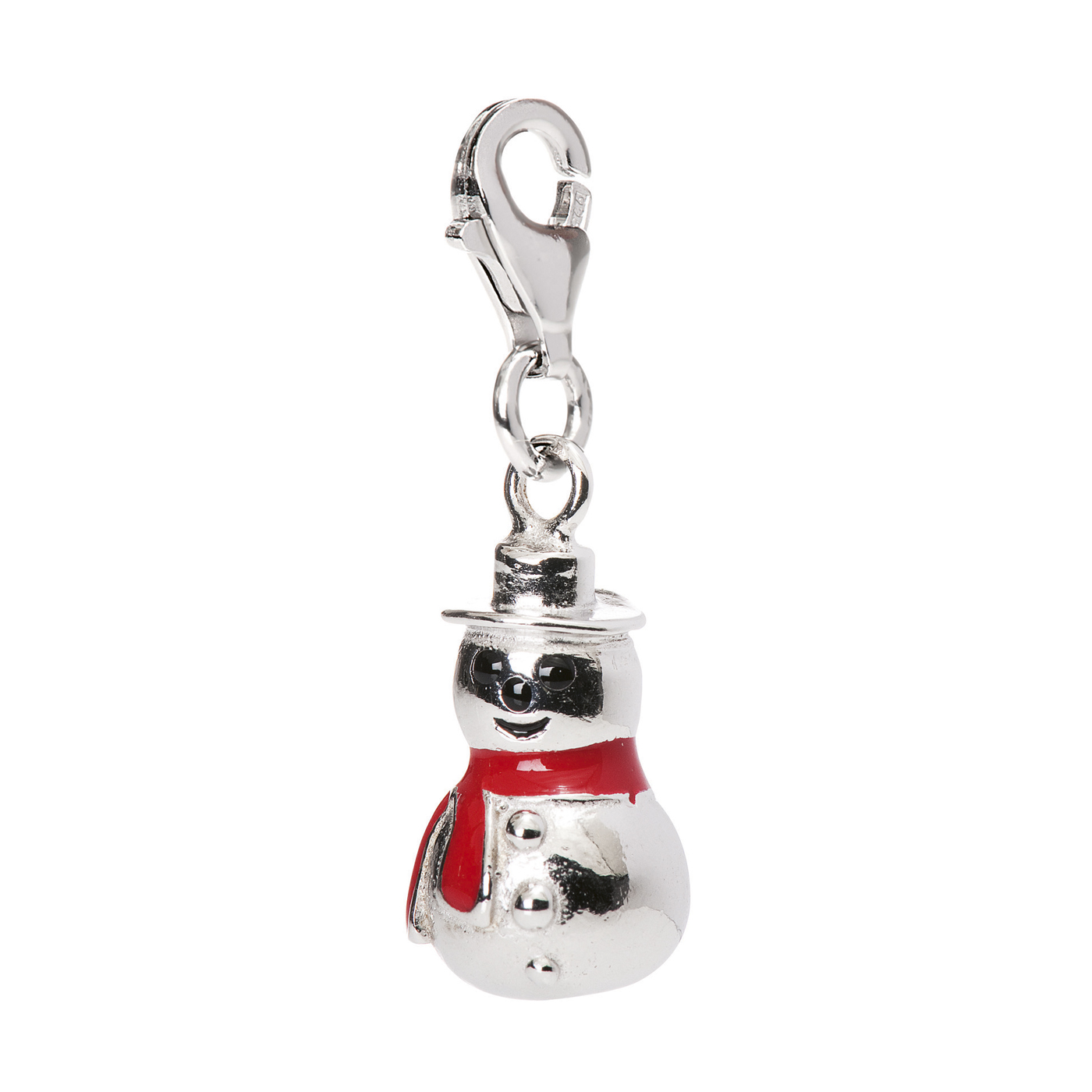 Charm, 925 Ag, Schneemann - 1 Stück