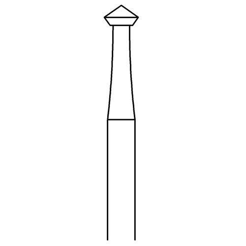 Doppelkegelfräser, Fig. 414, 90°, ø 2,9 mm - 1 Stück