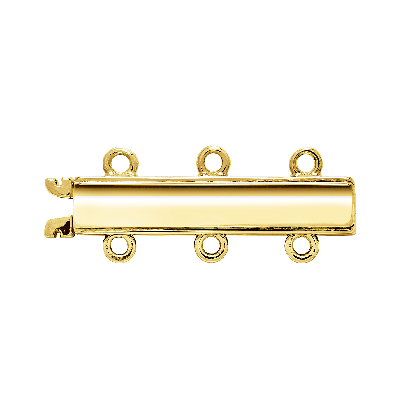 Schnäpperschließe, 333 G, Rechteck, 3-reihig - 1 Stück