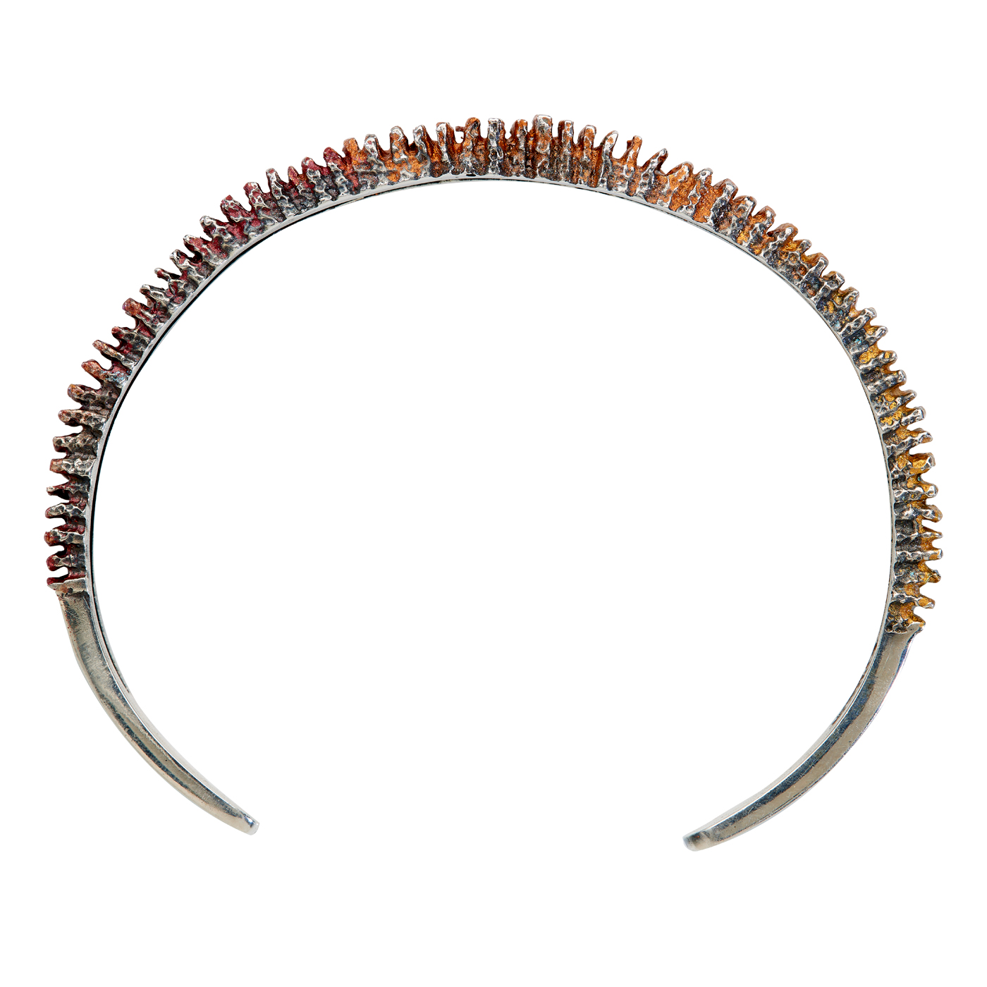 Armspange, 925Ag, Farbpigmente ocker - 1 Stück