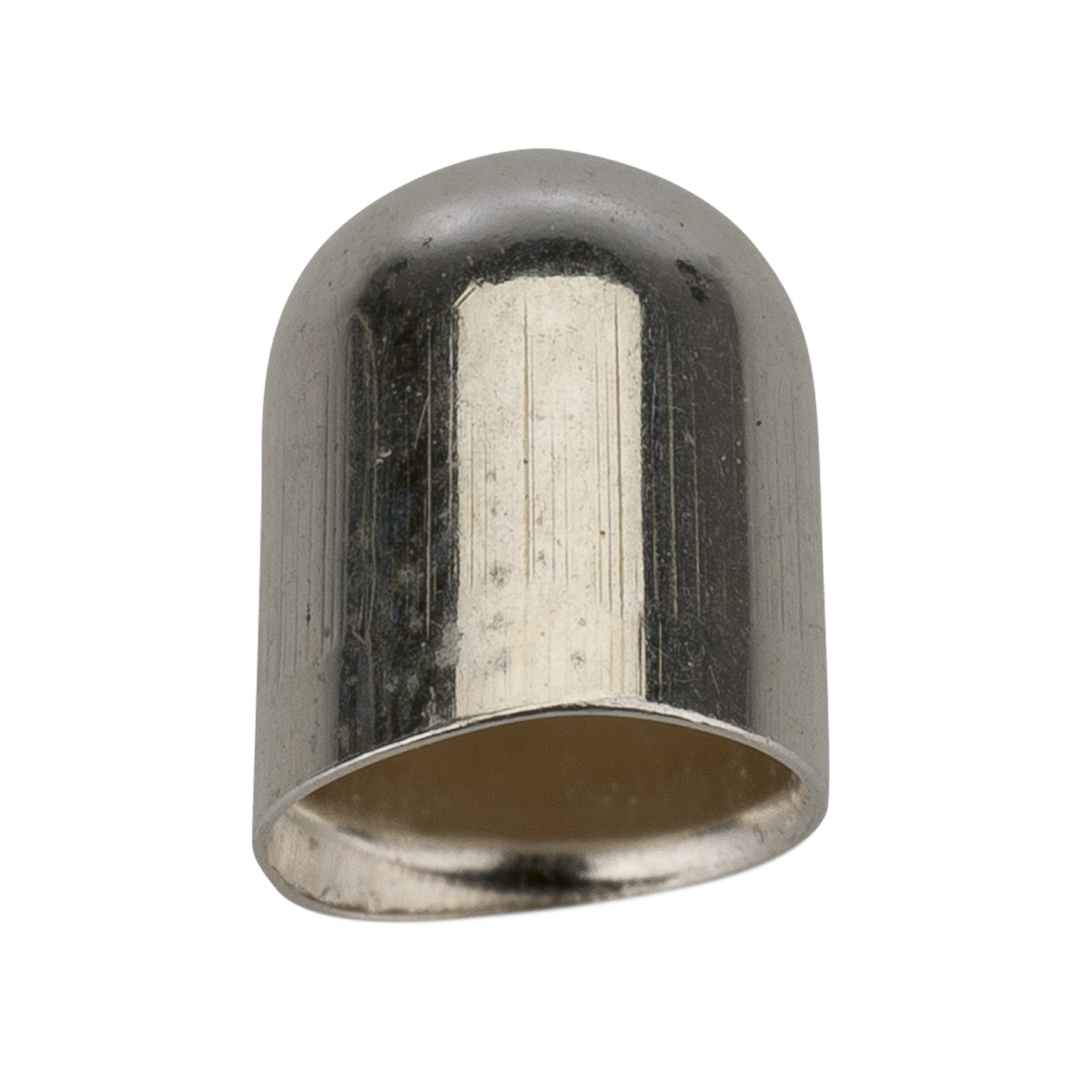 Endkappe, 925 Ag rhodiniert, ø 3,2 mm, ohne Öse - 1 Stück Endkappe, 925 Ag rhodiniert, ø 3,2 mm, ohne Öse - 1 Stück