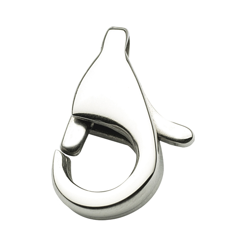 Lobster Clasp, Stainless Steel, 11 mm - 1 piece