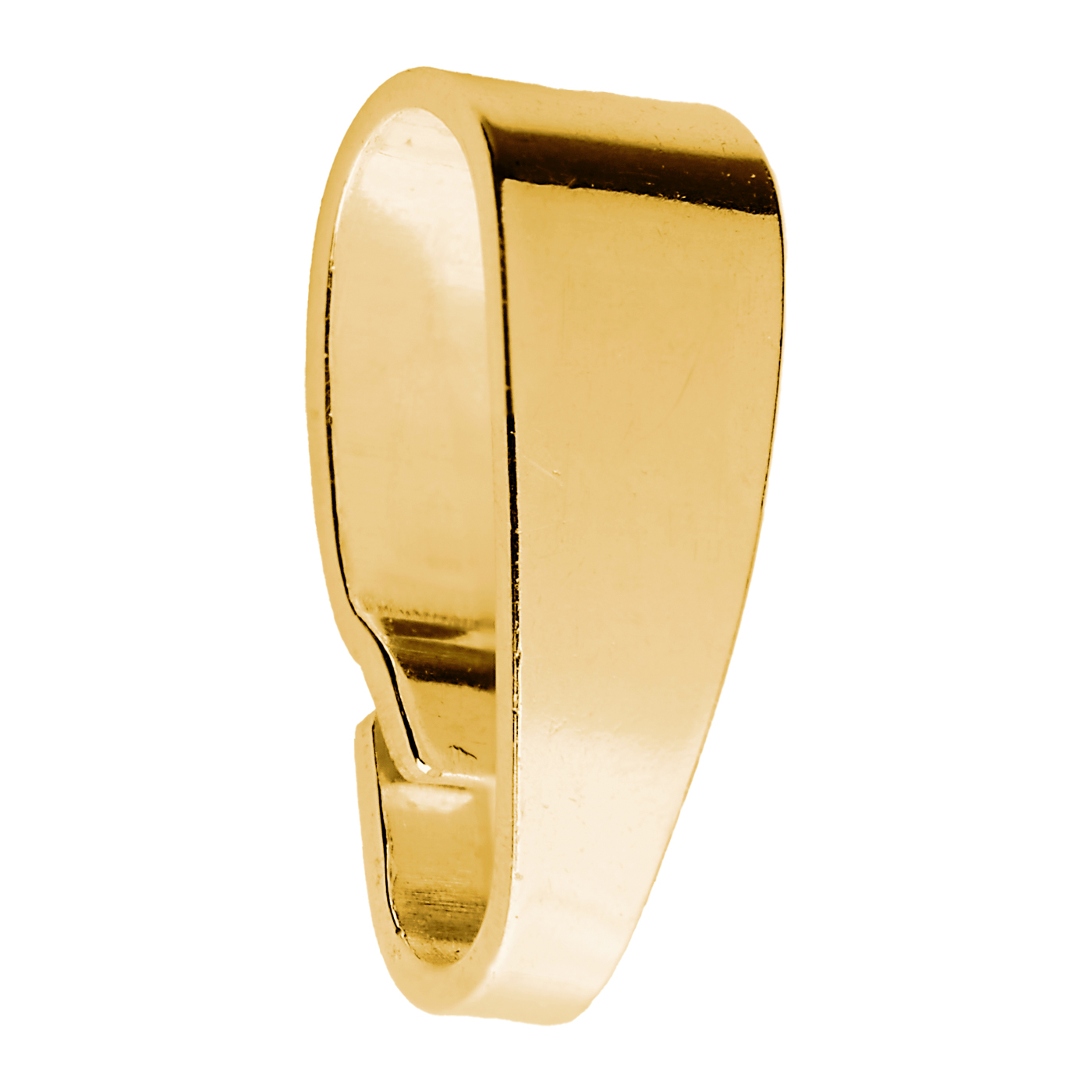 Anhängerschlaufe, 585 G, 3 x 8 mm, poliert - 1 Stück