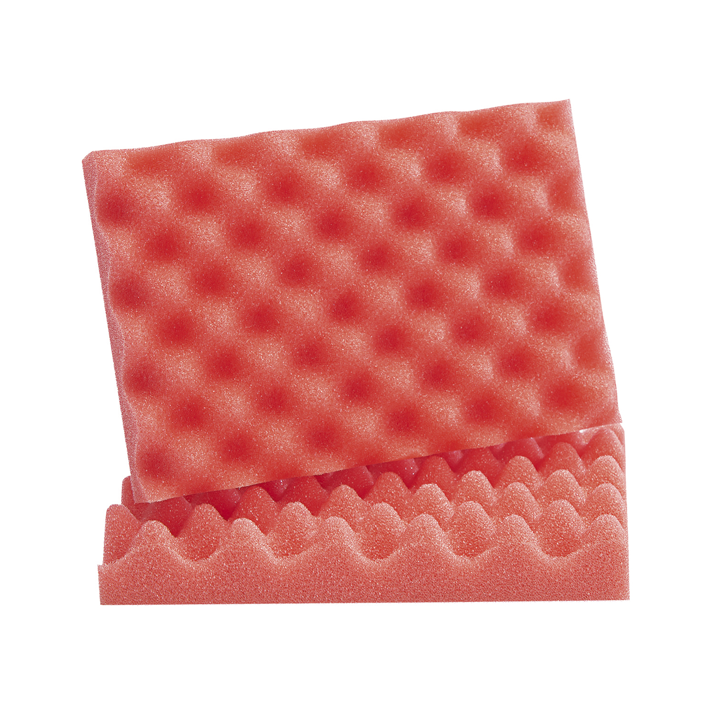 FINO Profiled Foam, for 1.3 l, Red - 2 pieces