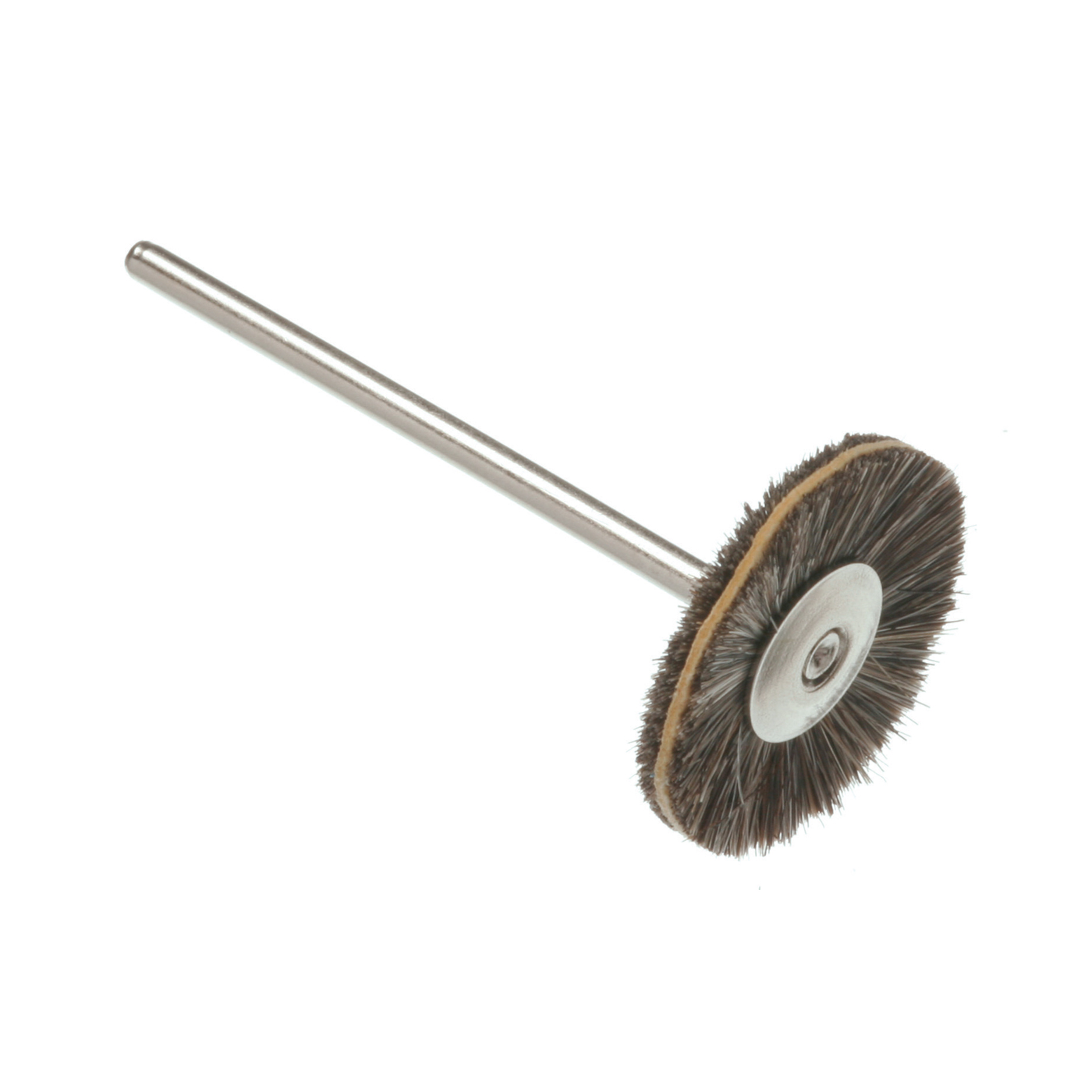 Hatho Kombibürsten, Ziegenhaar, grau / Mikrofaser-Leder, ø 22 mm - 12 Stück