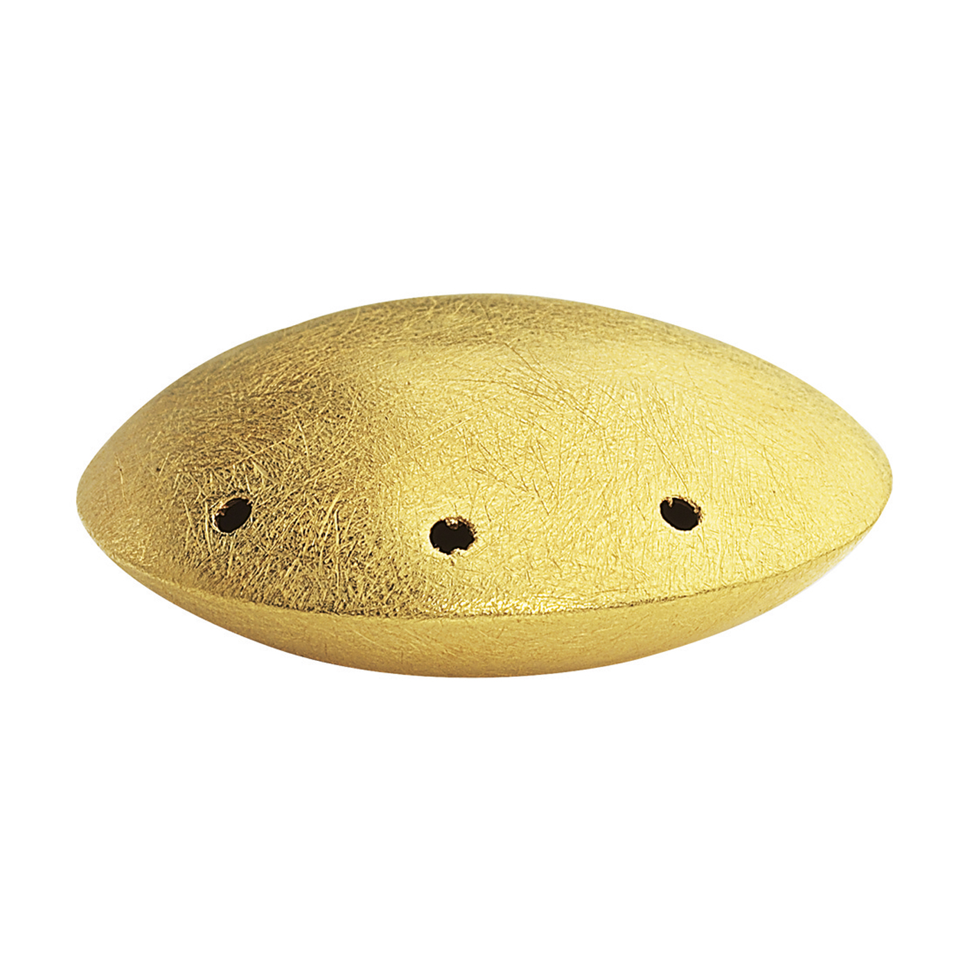 Zwischenteil, Linse, 925 Ag verg., ø 30 x 12 mm, eismatt - 1 Stück