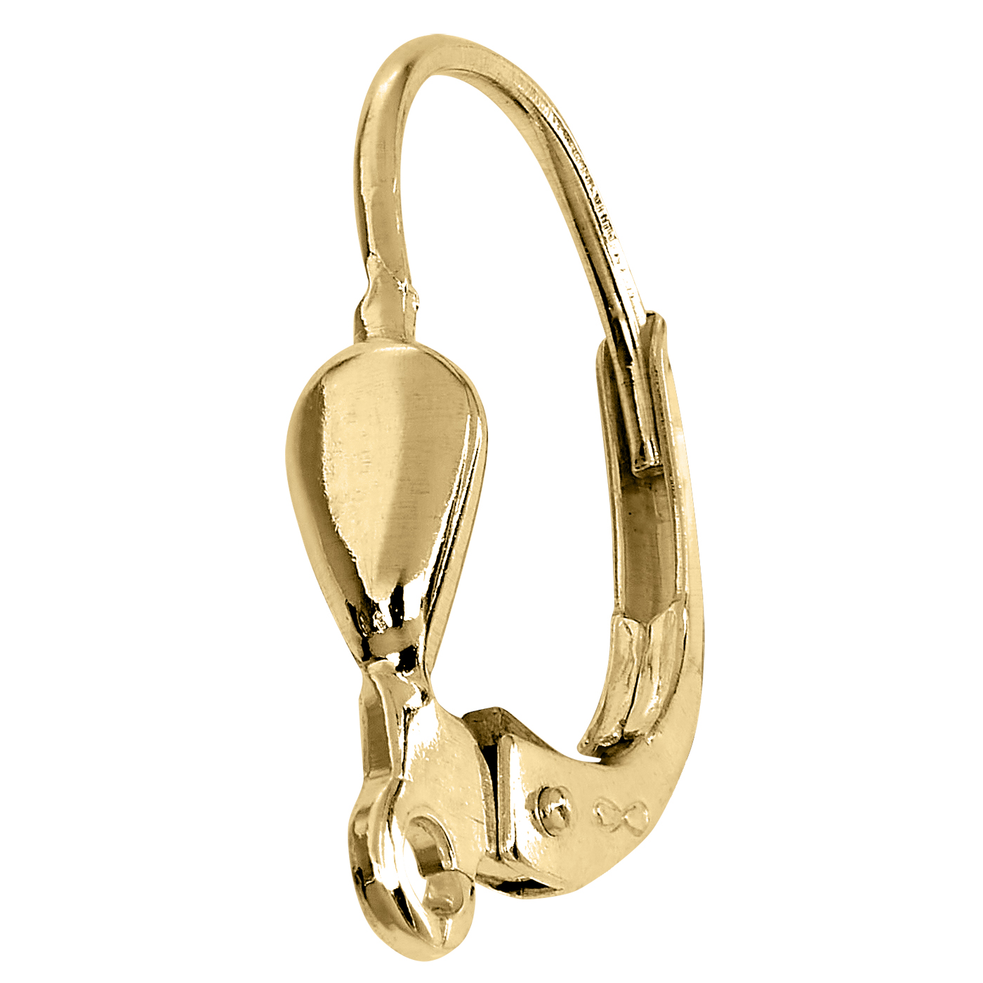 French Clip, 750G, 8.5 x 13.5 mm, Smooth, Lug Longitudinal - 1 piece