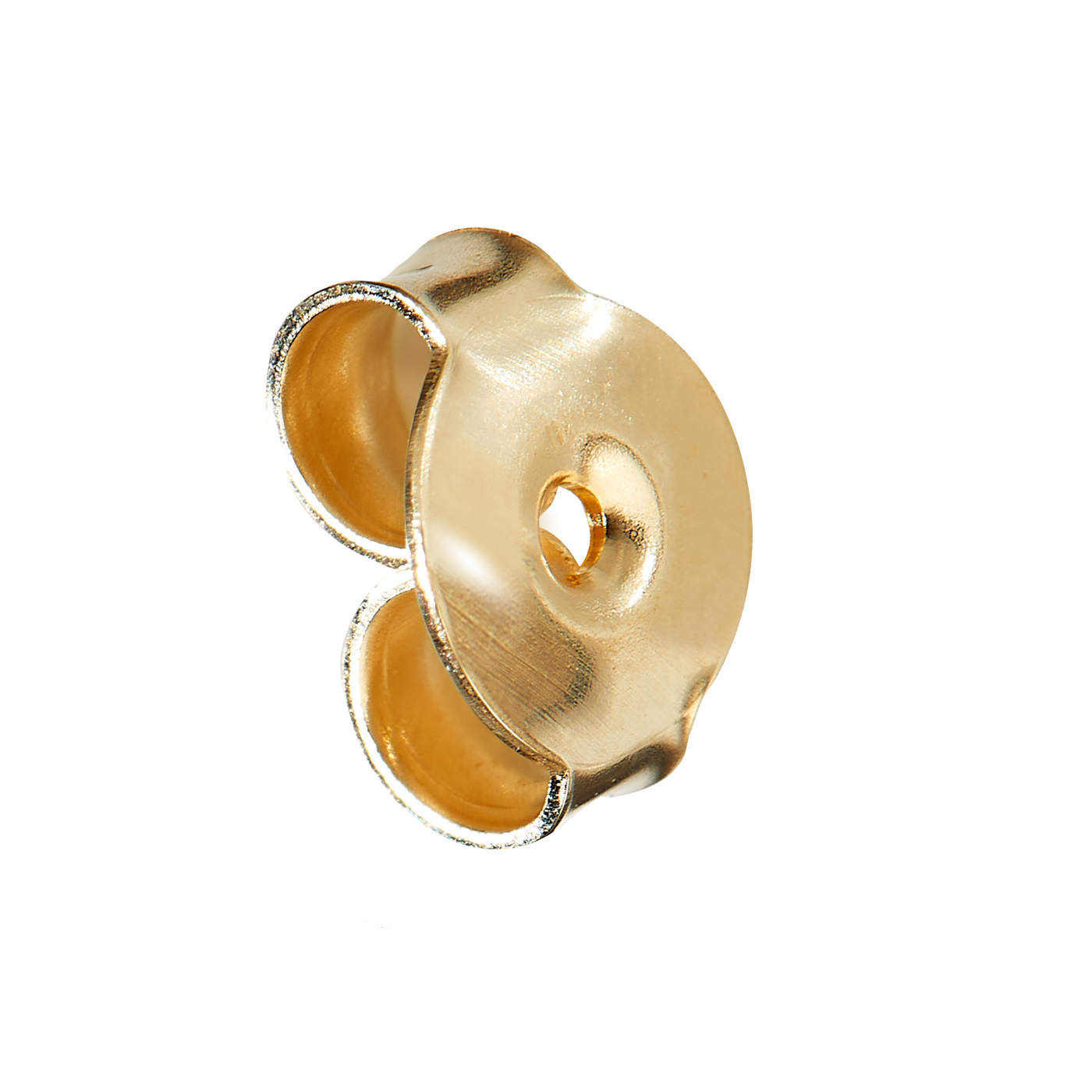 Ohrmutter, 333 G, ø 5,8 mm, gewölbt, mit glattem Rand - 1 Stück Ohrmutter, 333 G, ø 5,8 mm, gewölbt, mit glattem Rand - 1 Stück