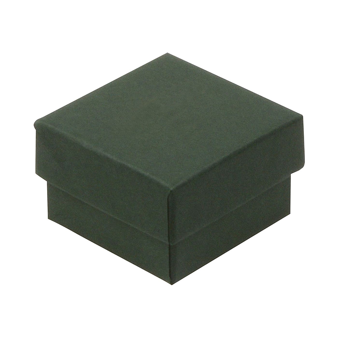 Schmucketui "Boston Eco", grün, 50 x 50 x 32 mm - 1 Stück