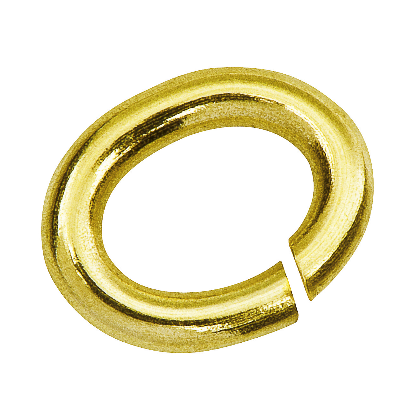 Binding Rings, oval, 585G, ø 6 mm - 5 pieces
