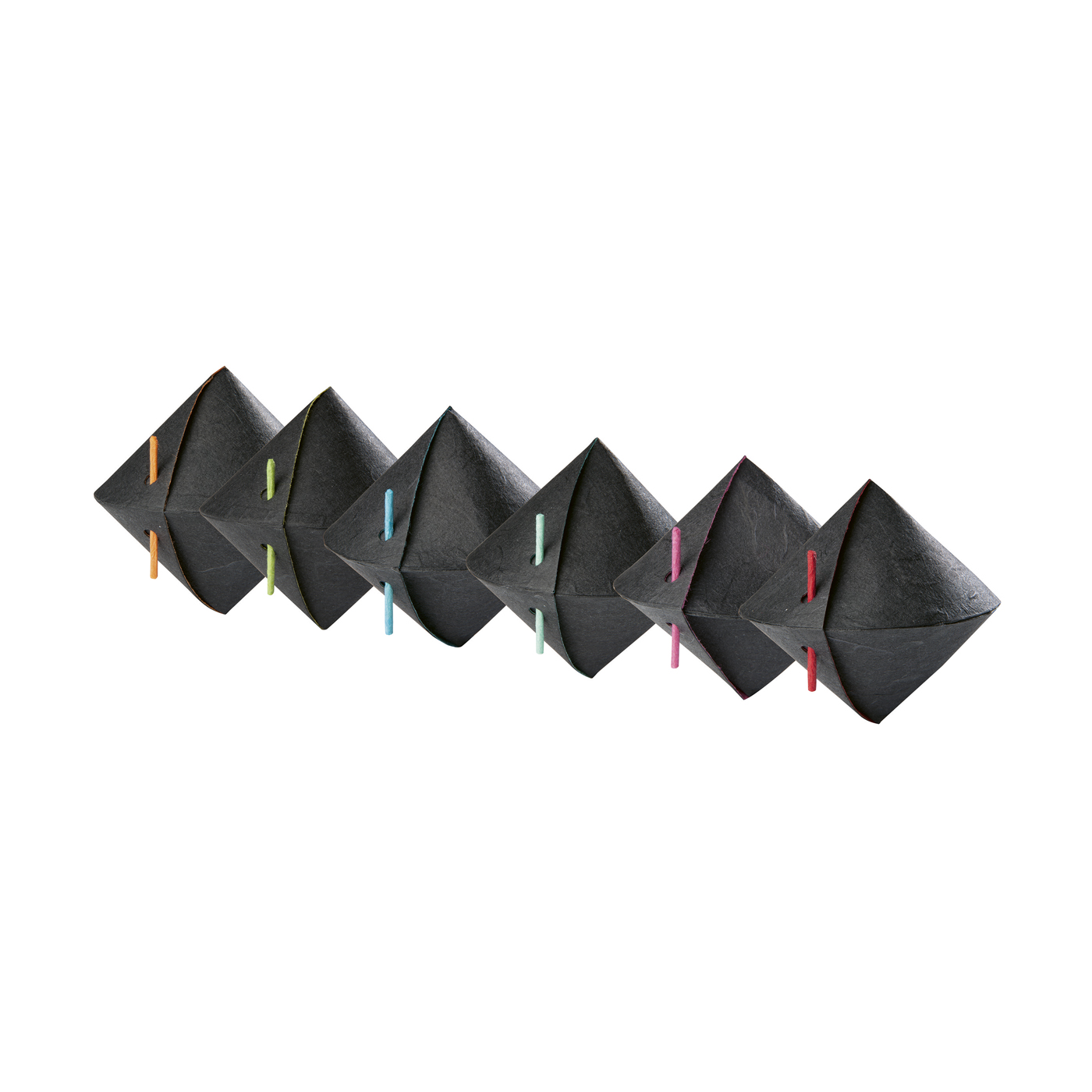 PICA-Design Schmucketuis "Pacbox", schwarz/bunt, ø 80 mm - 6 Stück PICA-Design Schmucketuis "Pacbox", schwarz/bunt, ø 80 mm - 6 Stück