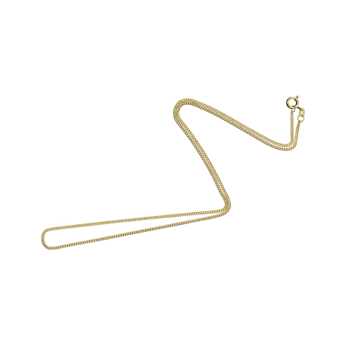 Curb Chain, 585G, 1.20 mm, 50 cm - 1 piece