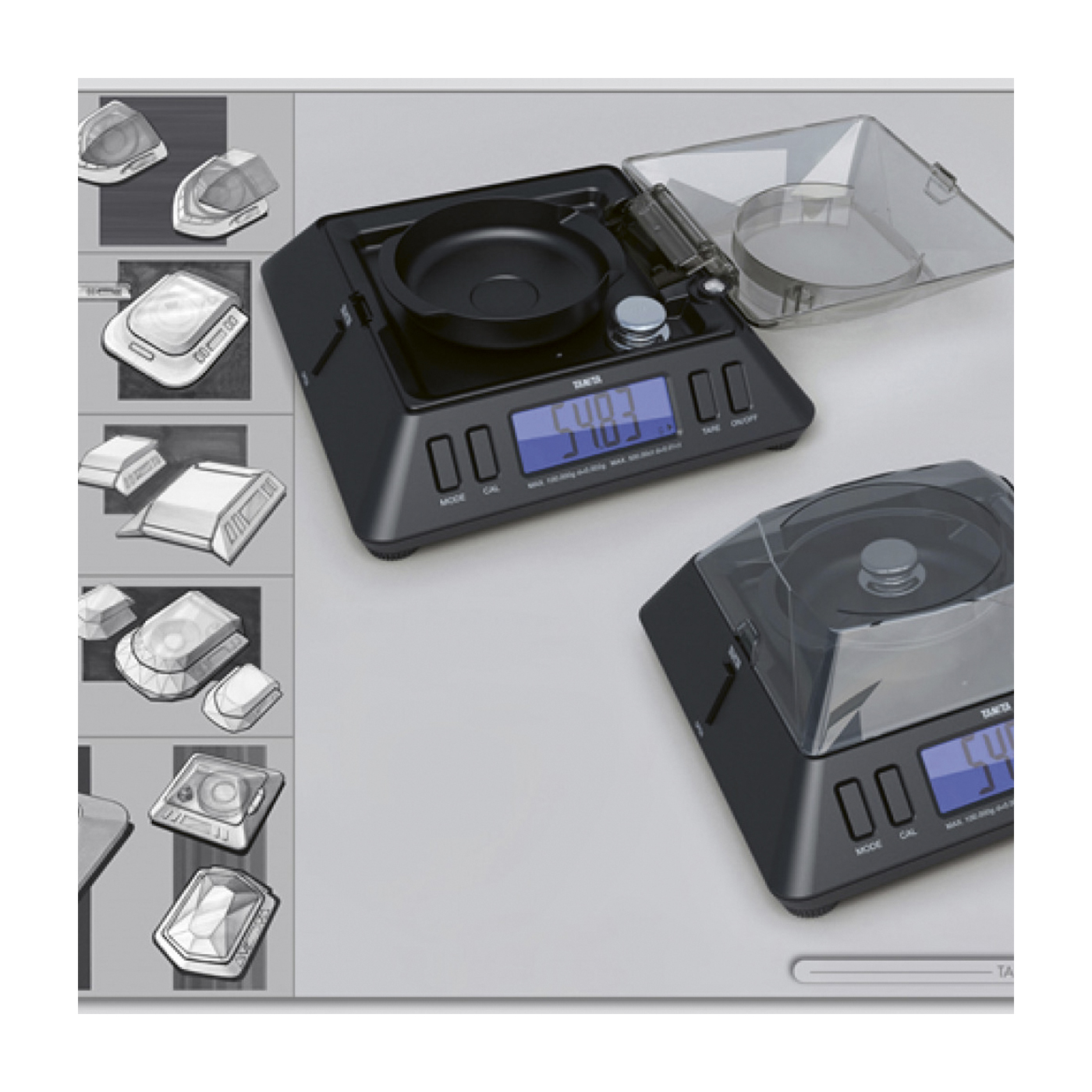 KP601 Carat Scale, with two displays - 1 piece KP601 Carat Scale, with two displays - 1 piece