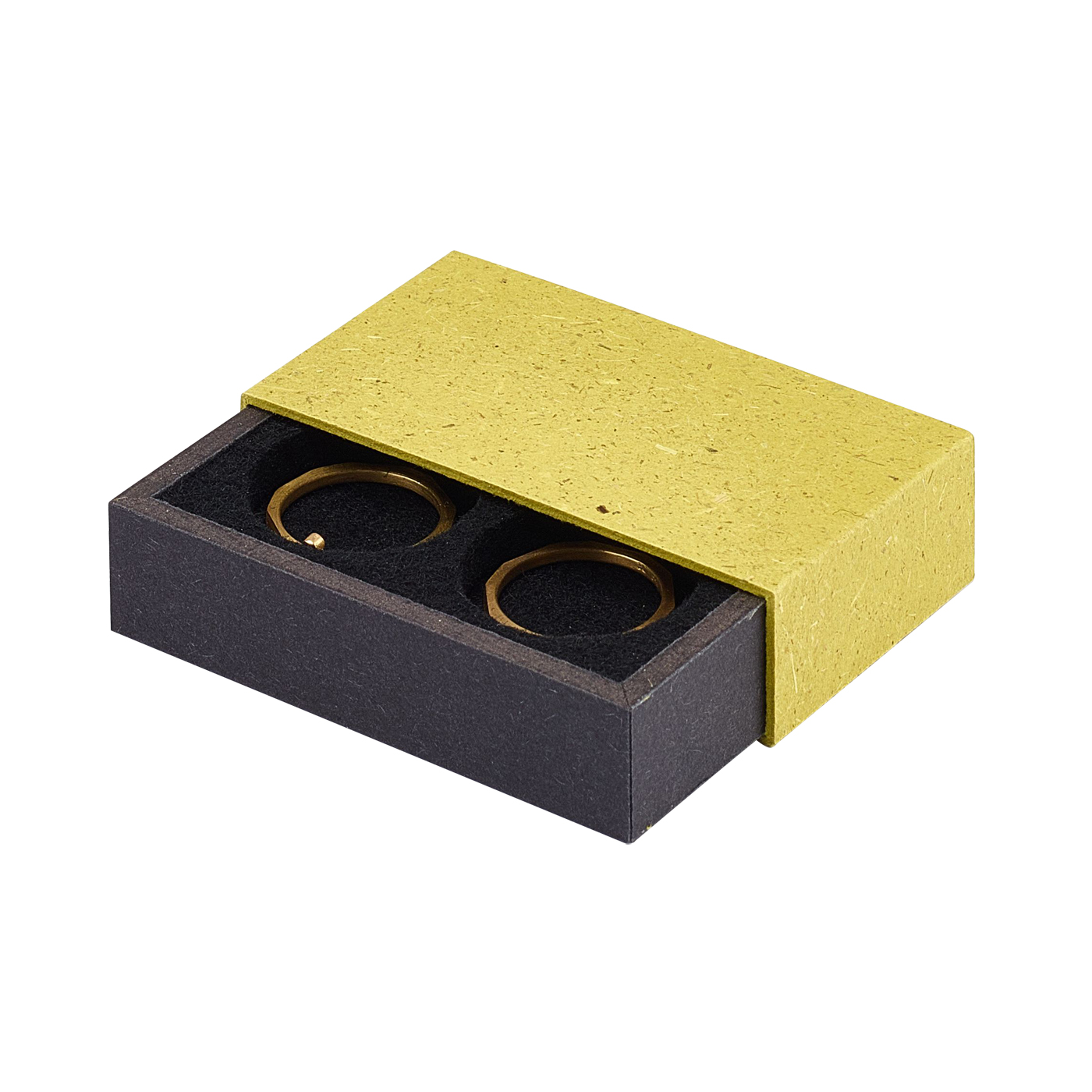 PICA-Design Schmucketui "Greenbox", grün/schwarz, 72 x 40 x 15 mm - 1 Stück